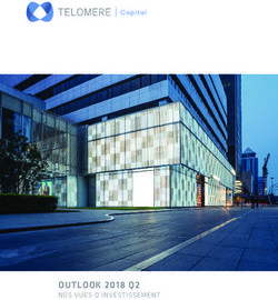 OUTLOOK 2018 Q2 NOS VUES D'INVESTISSEMENT - Telomere Capital