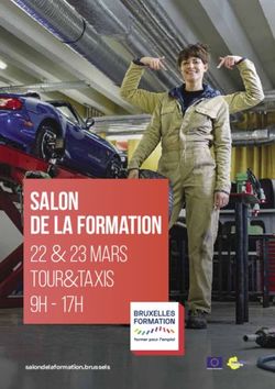 SALON DE LA FORMATION - 22 23 MARS TOUR TAXIS 9H - 17H salondelaformation.brussels - ISFCE