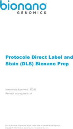 Protocole Direct Label and Stain (DLS) Bionano Prep - Num&eacute;ro de document : 30206 R&eacute;vision du document : A