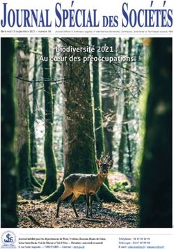 Biodiversit&eacute; 2021 : Au coeur des pr&eacute;occupations - Journal ...