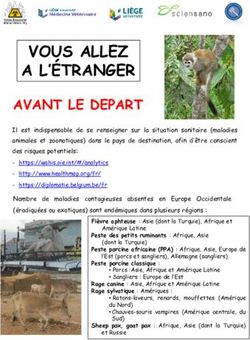 VOUS ALLEZ A L'ÉTRANGER - AVANT LE DEPART - ULiège