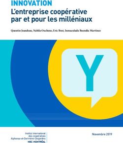 INNOVATION L'entreprise coopérative par et pour les milléniaux - Quentin Jeandeau, Nabila Ouchene, Eric Brat, Inmaculada Buendia Martinez ...