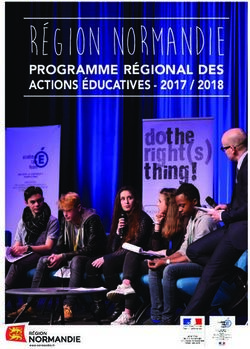 Région Normandie PROGRAMME RÉGIONAL DES ACTIONS ÉDUCATIVES 2017 / 2018 - La Région ...