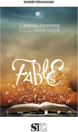 DOSSIER P&Eacute;DAGOGIQUE - Studio Th&eacute;&acirc;tre de Stains