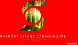 RAPPORT VIRAGE CARBONEUTRE - DE LA BANQUE SCOTIA - Scotiabank