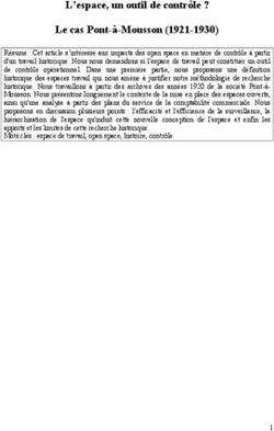 L'espace, un outil de contrôle ? Le cas Pont-à-Mousson (1921-1930)