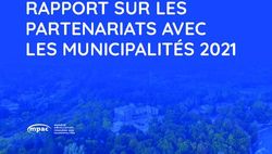 RAPPORT SUR LES PARTENARIATS AVEC LES MUNICIPALIT&Eacute;S 2021 - MPAC