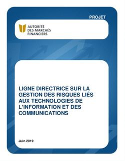 LIGNE DIRECTRICE SUR LA GESTION DES RISQUES LIÉS AUX TECHNOLOGIES DE L'INFORMATION ET DES COMMUNICATIONS - Juin 2019