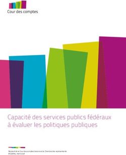 Capacité des services publics fédéraux à évaluer les politiques publiques