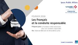Les Français et la conduite responsable - FEVRIER 2018 Par - Ipsos
