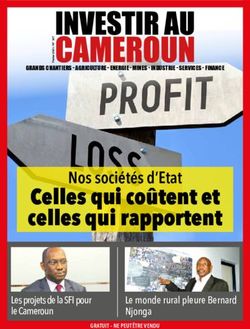 Nos sociétés d'Etat Celles qui coûtent et celles qui rapportent - Investir au Cameroun