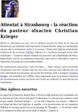Attentat à Strasbourg : la réaction du pasteur alsacien Christian Krieger - Reforme.net