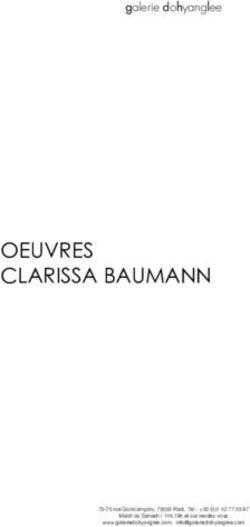 OEUVRES CLARISSA BAUMANN - Galerie Dohyang LEE