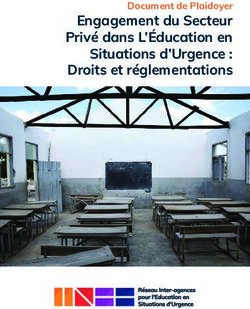 Engagement du Secteur Privé dans L'Éducation en Situations d'Urgence : Droits et réglementations - Document de Plaidoyer
