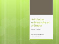 Admission universitaire en 5 &eacute;tapes - Automne 2019 Service d'orientation - C&eacute;gep de Sherbrooke