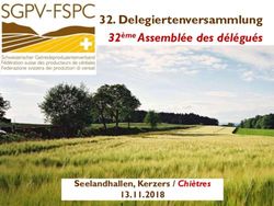 Delegiertenversammlung 32&egrave;me Assembl&eacute;e des d&eacute;l&eacute;gu&eacute;s - Seelandhallen, Kerzers / Chi&egrave;tres 13.11.2018