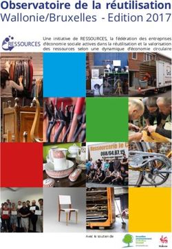 Observatoire de la réutilisation - Wallonie/Bruxelles - Edition 2017 - Portail ...