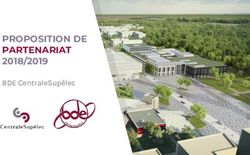 PROPOSITION DE PARTENARIAT - 2018/2019 BDE CENTRALESUPÉLEC - BDE CENTRALESUPÉLEC