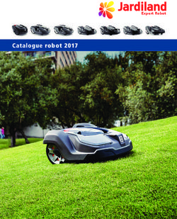 Catalogue robot 2017 Jardiland