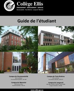 Guide de l'étudiant - Collège Ellis