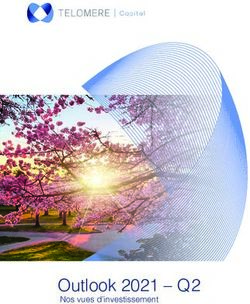 Outlook 2021 - Q2 Nos vues d'investissement - Telomere Capital