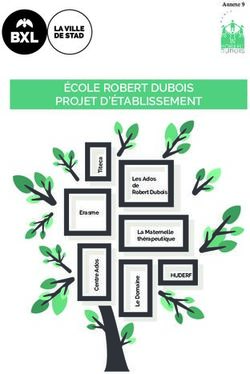 &Eacute;COLE ROBERT DUBOIS PROJET D'&Eacute;TABLISSEMENT - Annexe 9