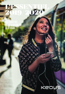 2019 / 2020 L'ESSENTIEL - AGIR AUJOURD'HUI POUR LA MOBILITÉ DE DEMAIN - Keolis
