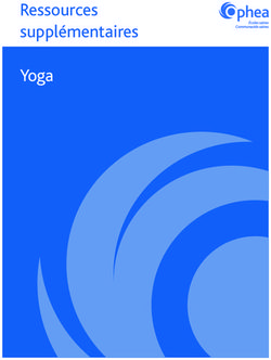 Ressources supplémentaires Yoga