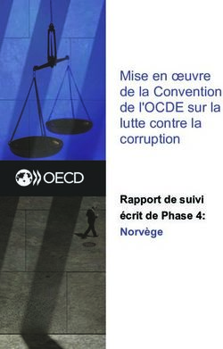 Mise en oeuvre de la Convention de l'OCDE sur la lutte contre la corruption - Rapport de suivi &eacute;crit de Phase 4: Norv&egrave;ge - OECD