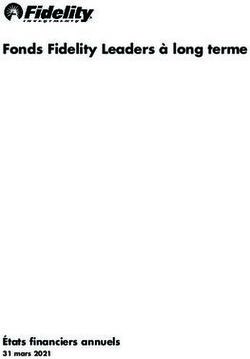 Fonds Fidelity Leaders à long terme - États fnanciers annuels 31 mars 2021 - Fidelity Investments