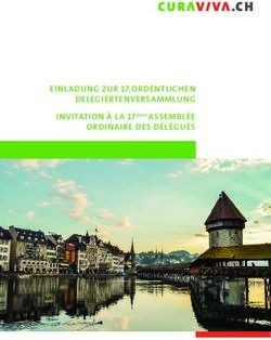EINLADUNG ZUR 17. ORDENTLICHEN DELEGIERTENVERSAMMLUNG - INVITATION &Agrave; LA 17 &egrave;me ASSEMBL&Eacute;E - CURAVIVA Schweiz