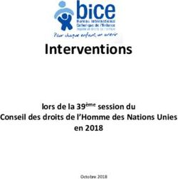 Interventions Conseil des droits de l'Homme des Nations Unies en 2018 - lors de la 39ème session du - BICE