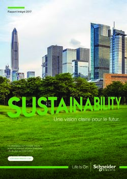 Une vision claire pour le futur - Rapport Intégré 2017 - Le développement durable est un levier de croissance pour Shenzhen, ville la plus verte ...