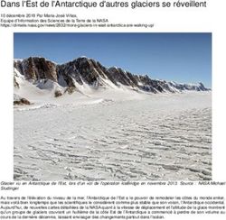 Dans l'Est de l'Antarctique d'autres glaciers se r&eacute;veillent