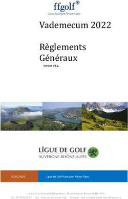 Vademecum 2022 Re glements Ge ne raux - Ligue AURA Golf