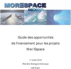 Guide des opportunités de financement pour les projets Mer/Espace - 11 juillet 2019 Pôle Mer Bretagne Atlantique Lise Dugor