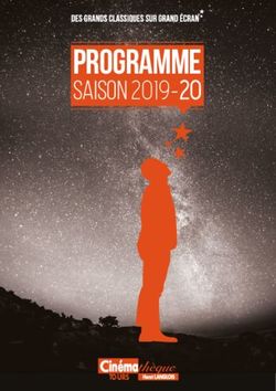 PROGRAMME SAISON 2019-20 - Passeport Culturel Étudiant