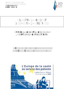 L'Europe de la santé au service des patients - Ministère des ...