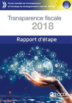 2018 Transparence fiscale - Rapport d'étape - OECD