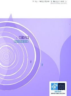 XV e PLAN 2016 2020 - SYNDICAT DES EAUX D'ÎLE-DE-FRANCE - Sedif