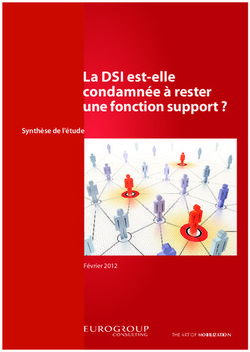 La DSI est-elle condamnée à rester une fonction support ? - Synthèse de l'étude