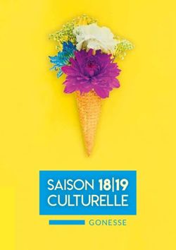 SAISON 18|19 CULTURELLE - GONESSE - Ville Gonesse