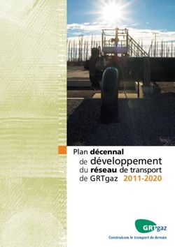 De développement du réseau de transport 2011-2020 - Plan décennal - CRE