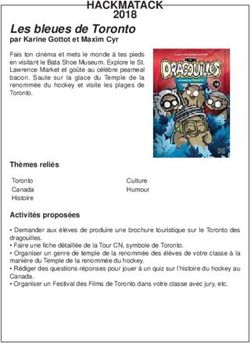 HACKMATACK 2018 Les bleues de Toronto par Karine Gottot et Maxim Cyr