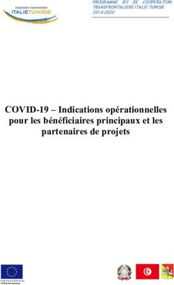 COVID-19 - Indications opérationnelles pour les bénéficiaires principaux et les partenaires de projets - PROGRAMME IEV DE COOPERATION ...