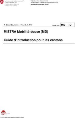 MISTRA Mobilité douce (MD) Guide d'introduction pour les cantons
