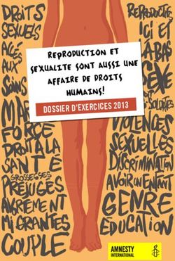 Reproduction et affaire de droits - sexualite sont aussi une humains! DOSSIER D'EXERCICES 2013