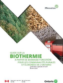 BIOTHERMIE À PARTIR DE BIOMASSE FORESTIÈRE - Centre for Research & Innovation in the Bio ...