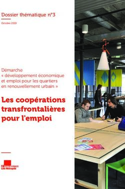 Les coop&eacute;rations transfrontali&egrave;res pour l'emploi - Dossier th&eacute;matique n 3 D&eacute;marche " d&eacute;veloppement &eacute;conomique et emploi pour les quartiers en ...