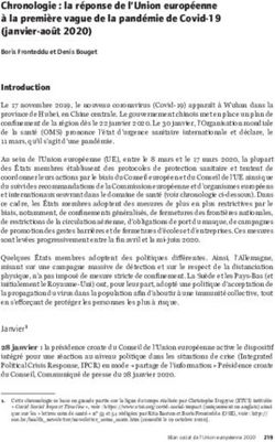 Chronologie : la r&eacute;ponse de l'Union europ&eacute;enne &agrave; la premi&egrave;re vague de la pand&eacute;mie de Covid 19 (janvier ao&ucirc;t 2020)